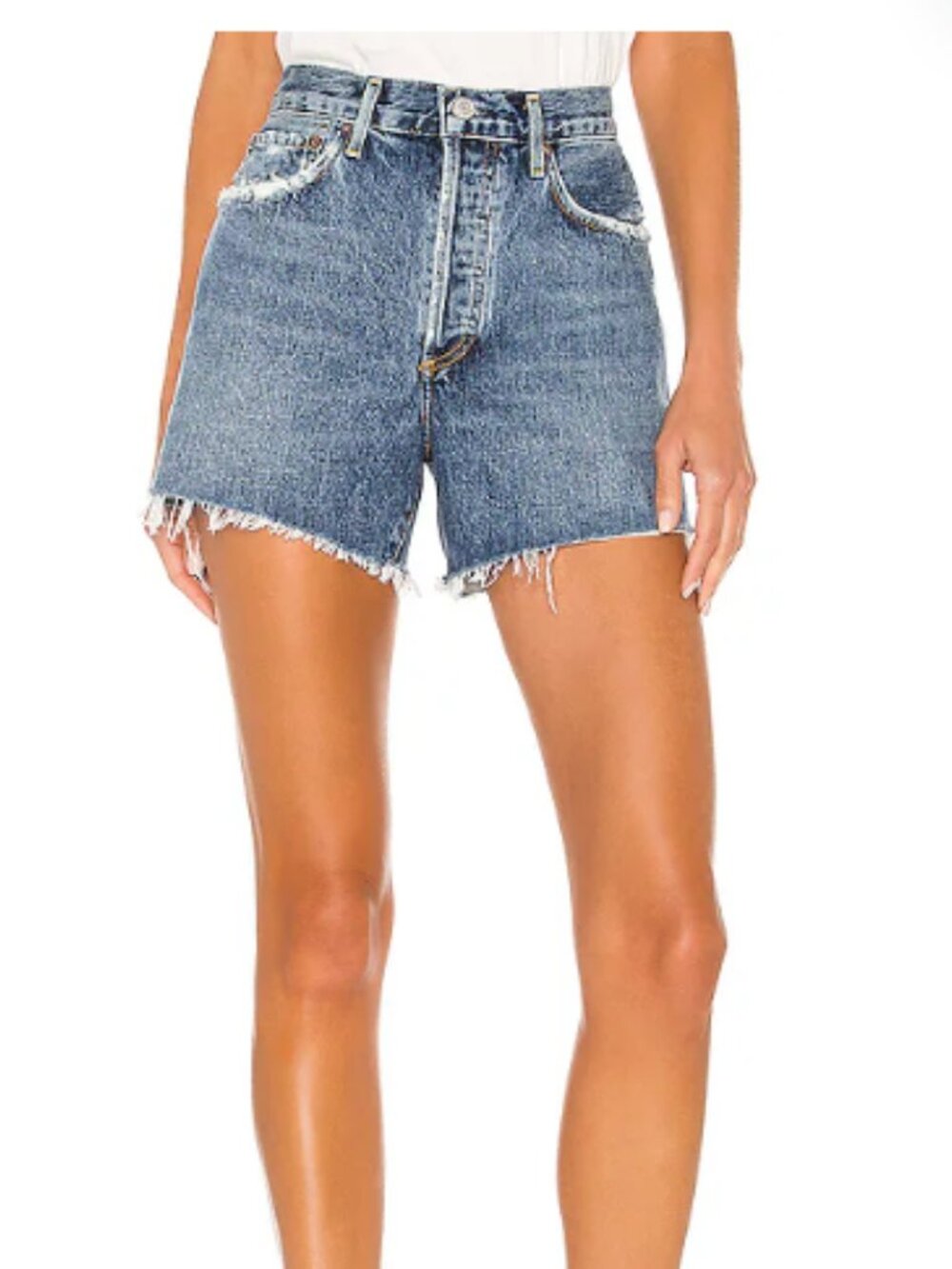 AGOLDE Reese Jean Shorts in Precision Size 24